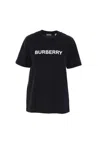 Burberry Crew-neck T-shirt With Logo In Black