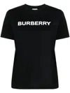 Burberry Black T-shirt With Bold Logo Design