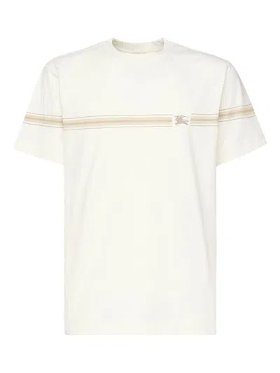 Burberry T-shirts And Polos In White
