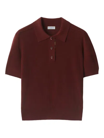 Burberry T-shirts And Polos In Red