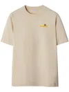 Burberry Beige T-shirt With Maxi Bee Print On The Back In Cotton Man In Alpine