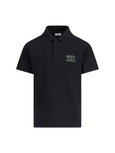 Burberry T-shirts And Polos In Black