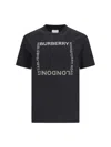 Shop Burberry T-shirts And Polos In Black