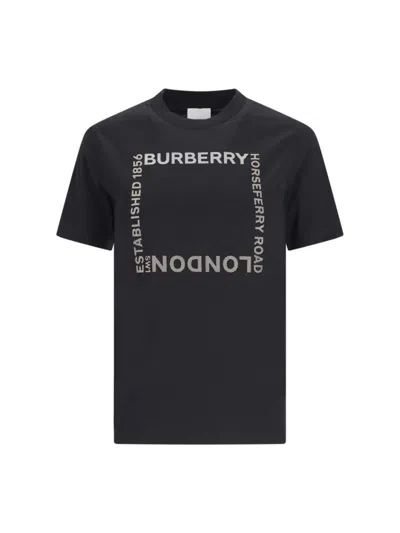 Burberry T-shirts And Polos In Black