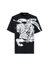 Burberry Short Sleeve T-shirt In Black