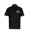 Burberry Evan Ekd Check Cotton Polo Shirt Clothing In Black
