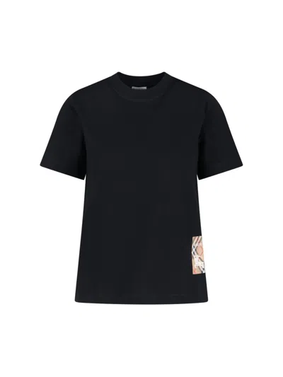 Burberry T-shirts And Polos In Black