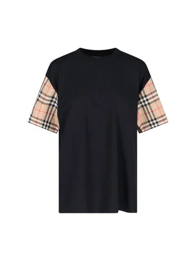 Burberry T-shirts And Polos In Black