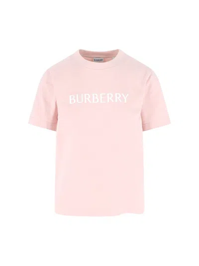 Burberry T-shirts And Polos In Pink