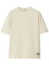 Burberry Ekd Cotton Short Sleeve T-shirt In Soap