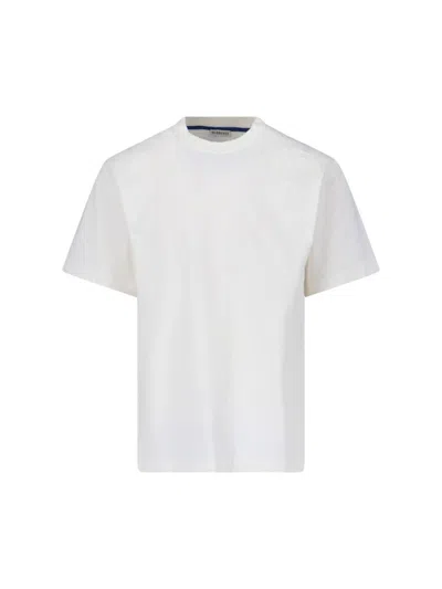 Burberry Printed Cotton Jersey T-shirt In White