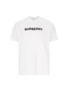 Burberry Oversized T-shirt That Sports The House Logo On The Front In White