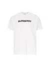 Burberry Oversized T-shirt That Sports The House Logo On The Front In White