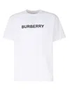 Burberry Oversized T-shirt That Sports The House Logo On The Front In White