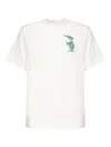 Burberry White T-shirt With Equestrian Knight Logo Print On The Front In Cotton Man In White