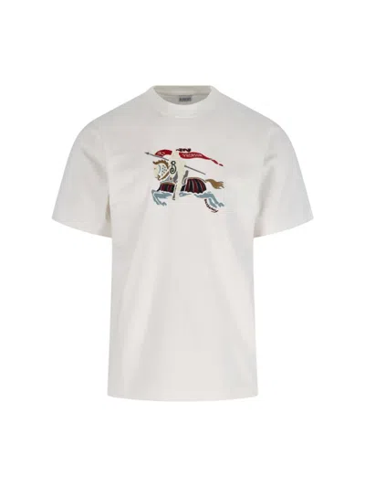 Burberry T-shirts And Polos In White