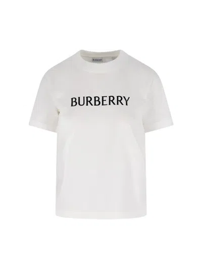 Burberry T-shirts And Polos In White