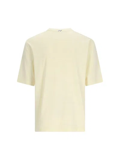 Burberry T-shirts And Polos In Yellow
