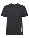 Burberry Mens Black Logo-patch Regular-fit Cotton-jersey T-shirt In Black