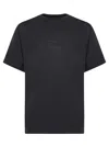Burberry Tempah Embroidered Logo Cotton T-shirt In Black