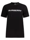 Burberry Black T-shirt With Bold Logo Design