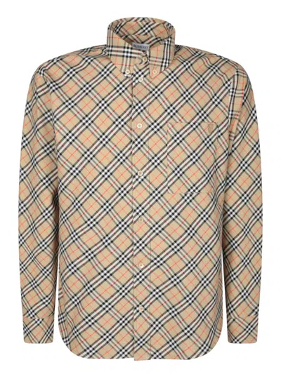 Burberry T-shirts In Neutral