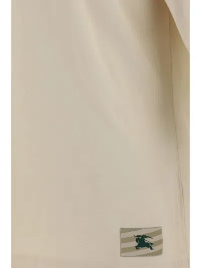 Burberry Cotton T-shirt In Soap
