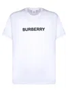 Burberry Oversized T-shirt That Sports The House Logo On The Front In White