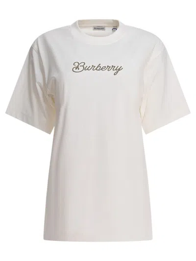 Burberry T-shirts In White