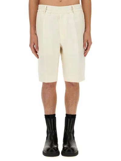 Burberry Tailored Bermuda In White