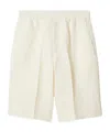 Burberry Tailored Canvas Shorts In White