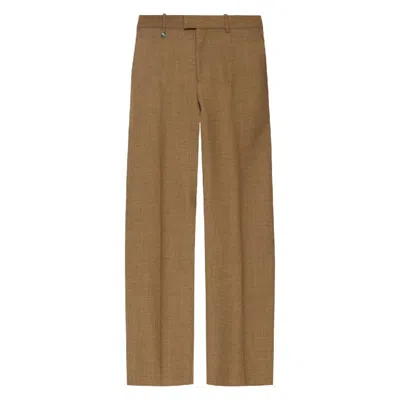 Burberry Tailored Casual Wool Trousers In Multi