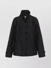 Burberry Tailored Jacket With Quilted High Collar