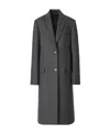 Burberry Tailored Single-breasted Coat In Gray