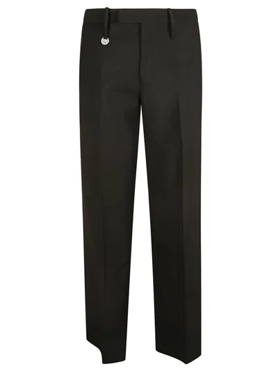 Burberry Tailored Straight-leg Trousers In Black