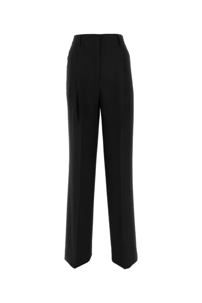 Burberry Tailored Straight-leg Trousers In Black