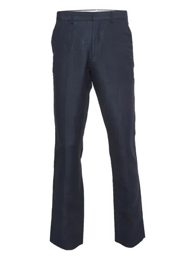 Pre-owned Burberry Tailored Trousers In Blue