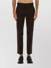 Burberry Tailored Trousers With Side And Back Pockets In Brown