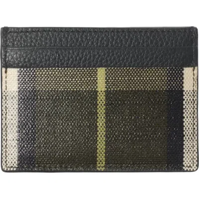 Burberry Tall Check Card Case In Multi