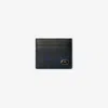 Burberry Check-pattern Leather Card Case In Blue