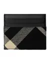 BURBERRY TALL CHECK CARD HOLDER