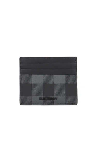 Burberry Tall Sandon Card Case In Gray