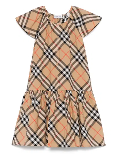Burberry Kids' Talley Dress In Neutrals