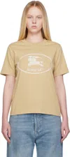 Burberry Ekd Embroidered Short-sleeve T-shirt In Neutral