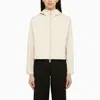 Burberry Cropped Nylon Jacket In Beige