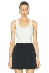 Burberry Ekd Applique Slim Tank Top In Salt