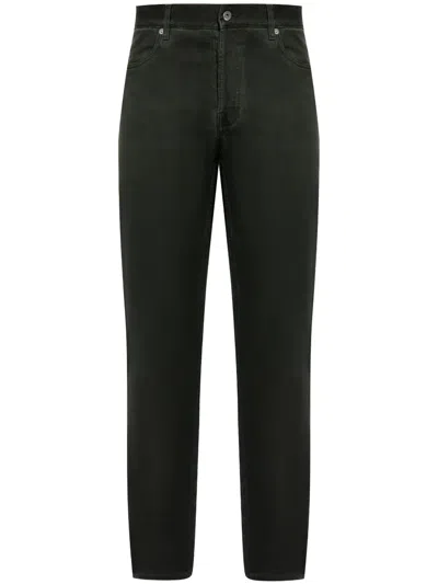 Burberry Men's Cotton Trousers In Brown