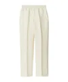 BURBERRY TAPERED-LEG CANVAS TROUSERS