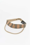 Burberry Tartan Cotton Visor With See Through Design