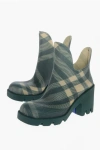 Burberry Checked Ankle Lug Boots